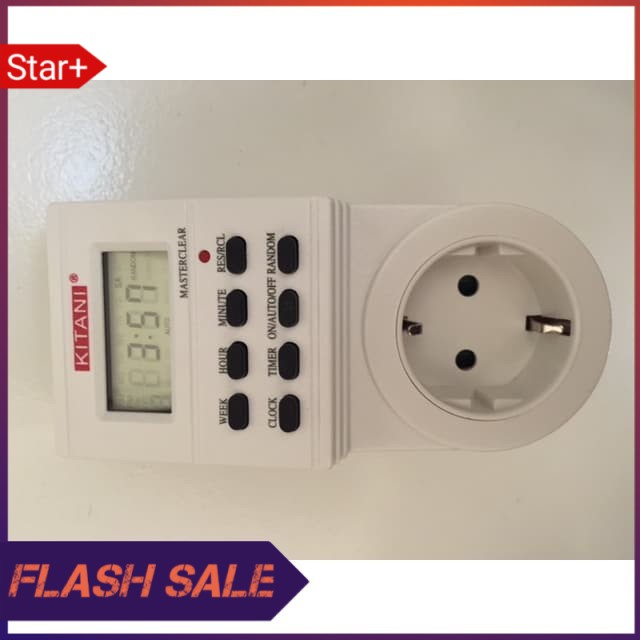 Jual Digital Timer Stop Kontak Programmable Otomatis | Shopee Indonesia