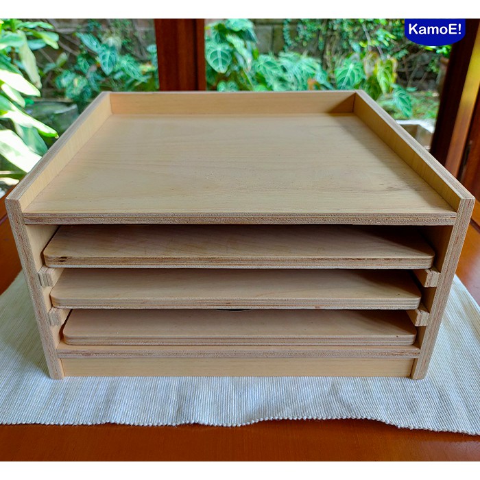 Jual Botany Puzzle Cabinet With 3 Puzzles. Montessori Material | Shopee ...