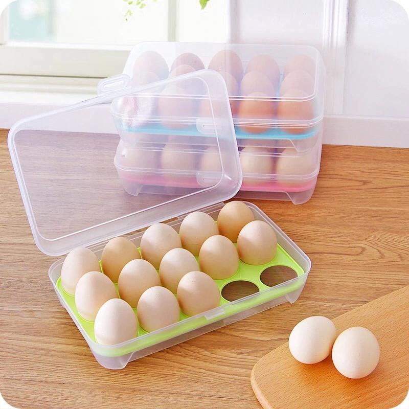 Jual Tempat Box Telur 15 Lubang - Tempat Penyimpanan Telur isi 15 Sekat ...
