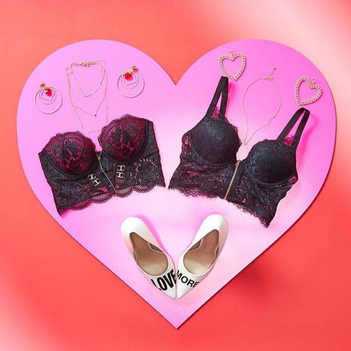 36C BRA Victoria Secret Wireless Push up Black, Fesyen Wanita, Pakaian  Wanita, Atasan di Carousell