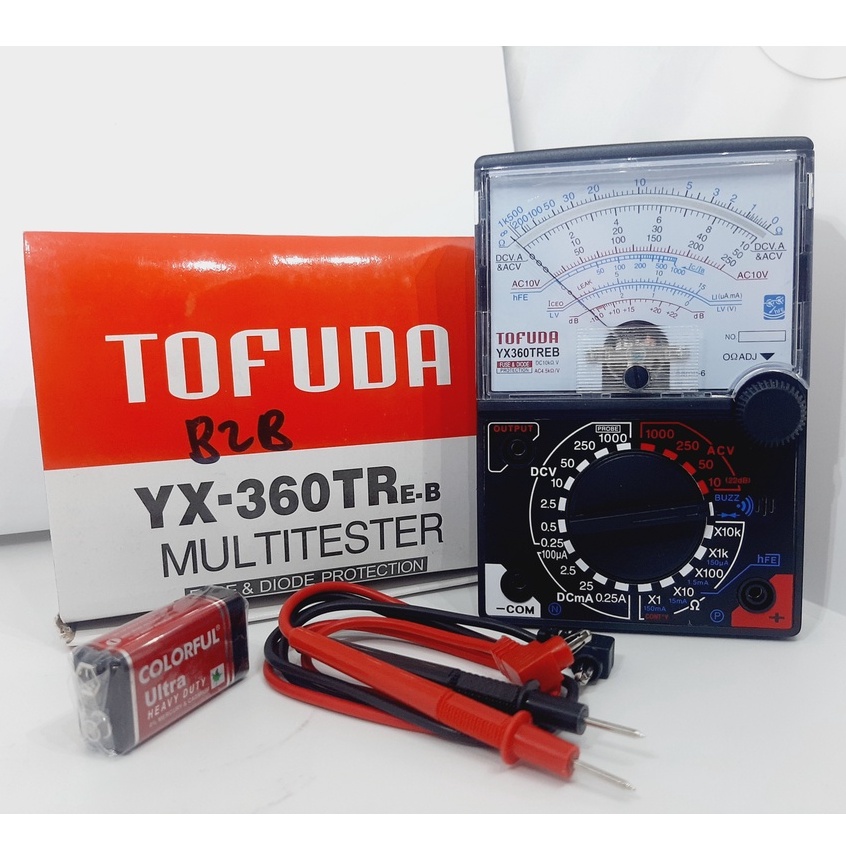 Jual Multitester Tofuda Model Sunwa Yx360tr Multi Tester Avometer Alog Tofu Shopee Indonesia 6532