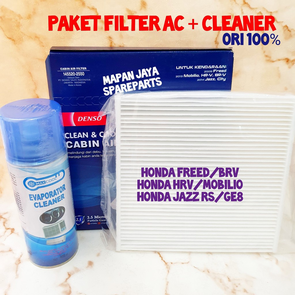 Jual PAKET CLEANER & FILTER AC JAZZ RS GK5 / BRIO / MOBILIO / HRV