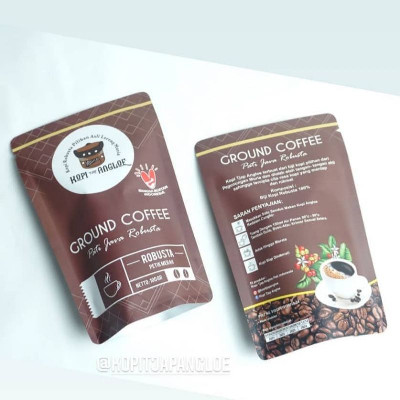 Jual Kopi Bubuk, Kopi Tjap Aangloe, Kopi Pati Java Robusta | Shopee ...