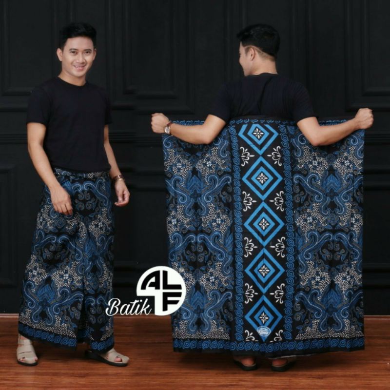 Jual Sarung Batik Printing Pria Dewasa Pekalongan Santri Motif Terbaru Palaikat Wadimor Bhs 2024