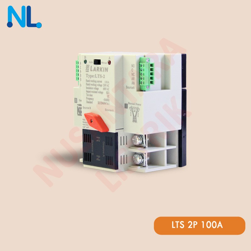Jual LARKIN LTS-2 2P 100A Automatic PLN Genset / COS / Ohmsaklar / ATS ...