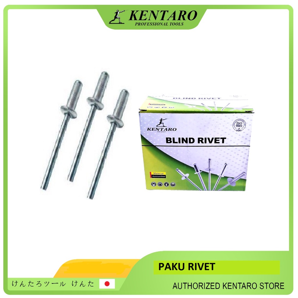 Jual PAKU RIVET/KELING 1 BOX ISI 250 PCS BLIND RIVET ALAT TUKANG ...