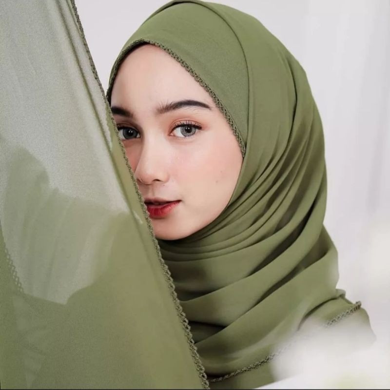 Veiled Bamboo Jersey Hijab - Stone Regular (180x75 cm)