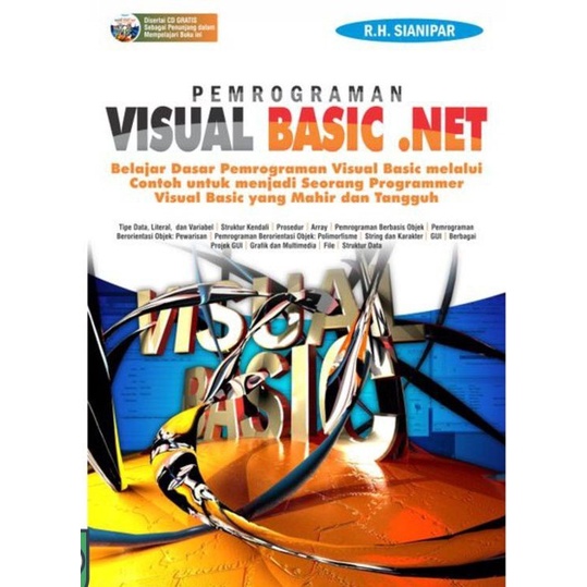 Jual BUKU PEMROGRAMAN VISUAL BASIC NET plus CD - R.H Sianipar | Shopee ...