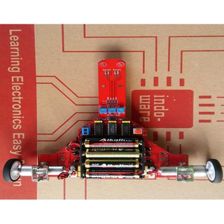 Jual Robot Line Tracer Line Follower Komponen Ic Gate Gerbang Inwer3917 ...