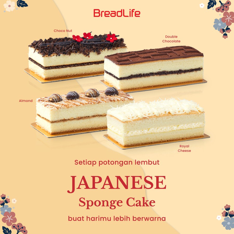 Jual JAPANESE SPONGE CAKE (ISI 2 PCS) Shopee Indonesia