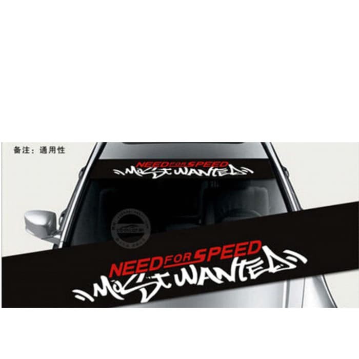 Jual stiker mobil sticker cutting kaca nfs need for speed mostwanted ...
