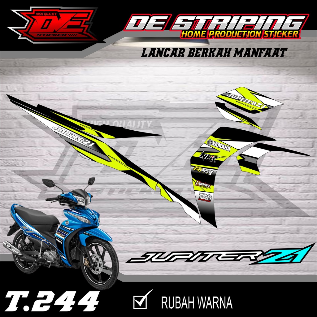 Jual Striping Stiker Jupiter Z1 Semifull Keren Motif Balab T244 ...