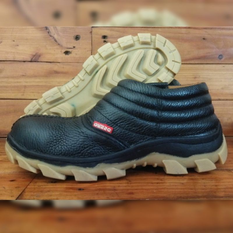 Jual OZERO SEPATU SAFETY ORIGINAL 100% KULIT ASLI SAFETY SHOES ...