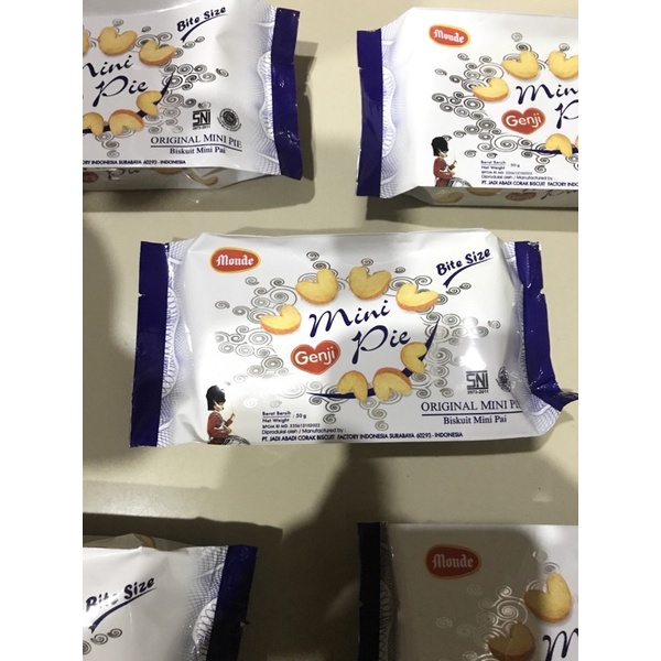 Jual MONDE GENJI MINI PIE 50gram | Shopee Indonesia