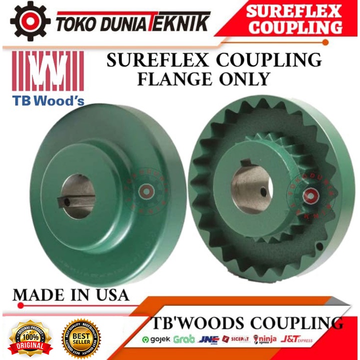 Jual SUREFLEX COUPLING TB WOODS 10S FLANGE SET MAX BORE 85MM FLANGE ...