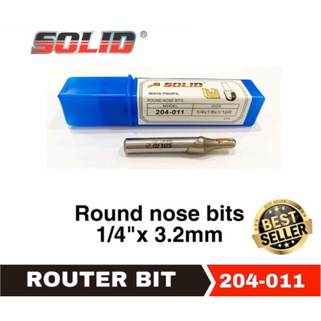 Jual Mata Router Mata Profil 204-011 Round Nose Bits 32mm | Shopee ...