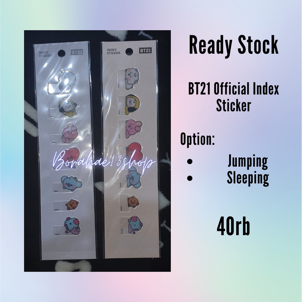 Jual [READY STOCK] BT21 x Monopoly Official Index Sticker | Shopee ...