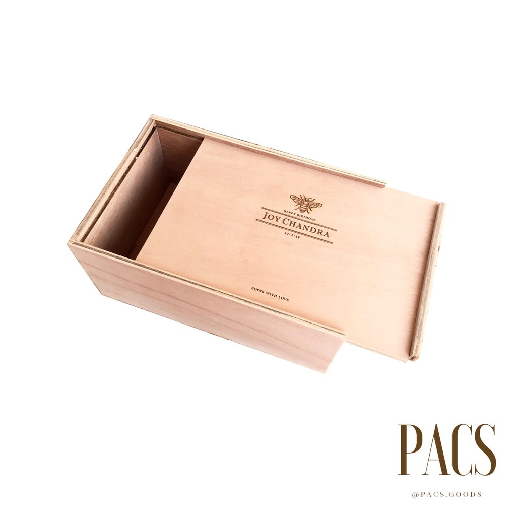 Jual Kotak Kayu Custom Ukuran dan Logo Gift Box Hampers | Shopee Indonesia