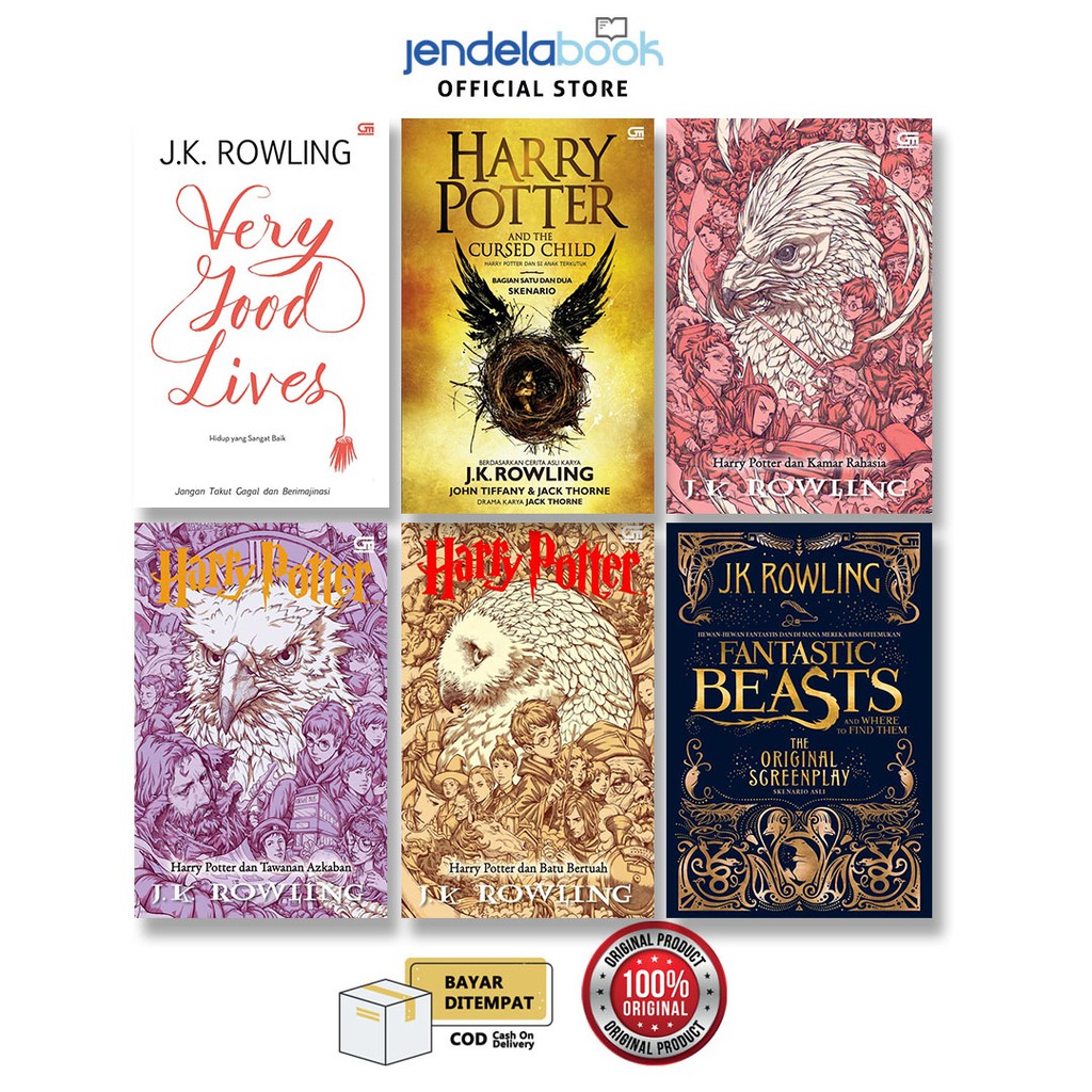 Jual Novel Fantasy Very Good Lives Harry Potter Dan Batu Bertuah By Jk ...