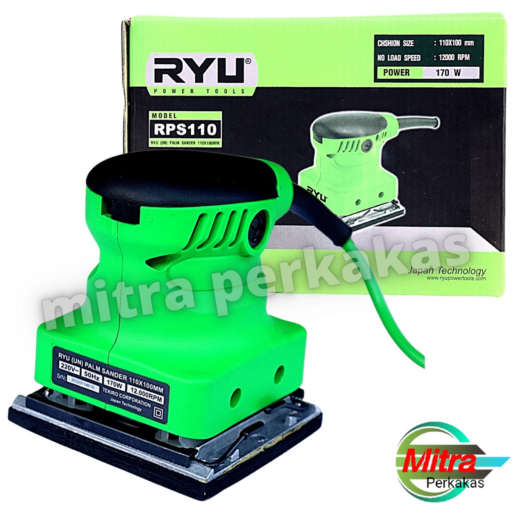 Jual Mesin Ampelas/Amplas Kotak Palm Sander (Persegi) RPS110 RYU ...