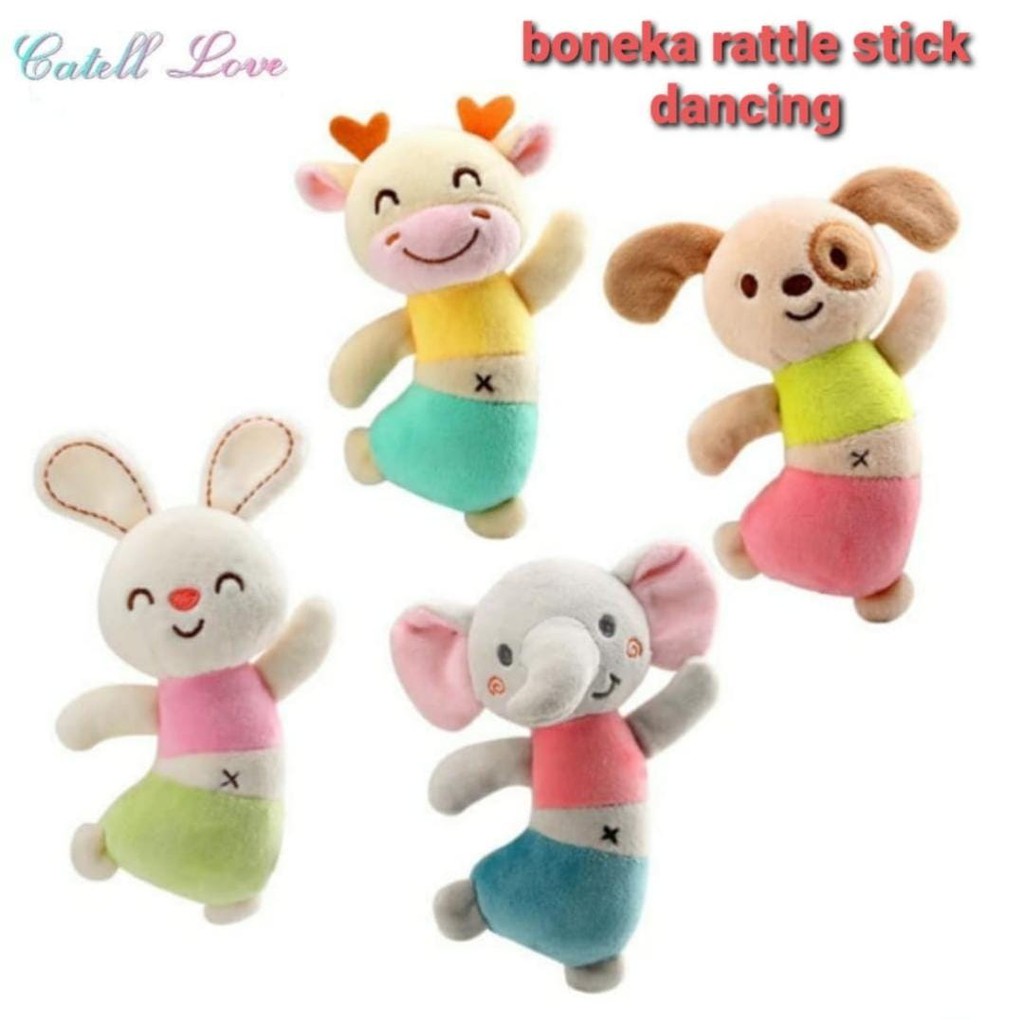 Jual Catell Love Rattle Stick / mainan boneka bunyi / mainan edukasi ...