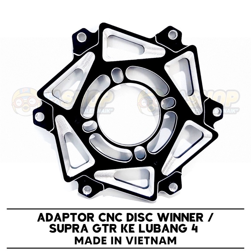 Jual Adaptor disk disc winner / supra GTR cnc made in vietnam | Shopee ...
