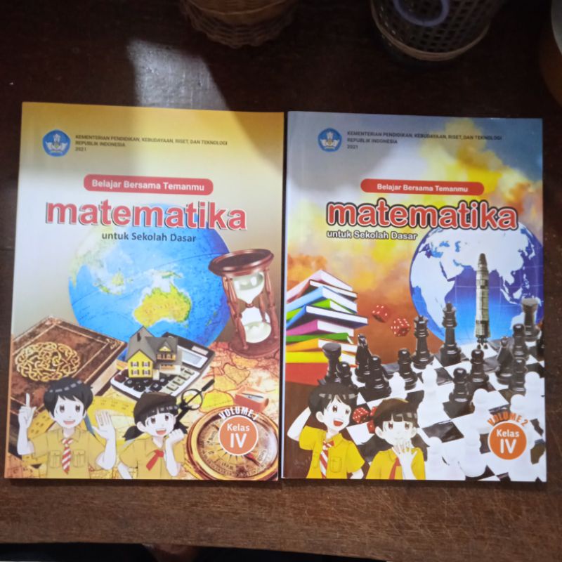 Jual Kelas 4 SD Matematika Volume 1 & 2 Kurikulum 2021 / Kurikulum ...