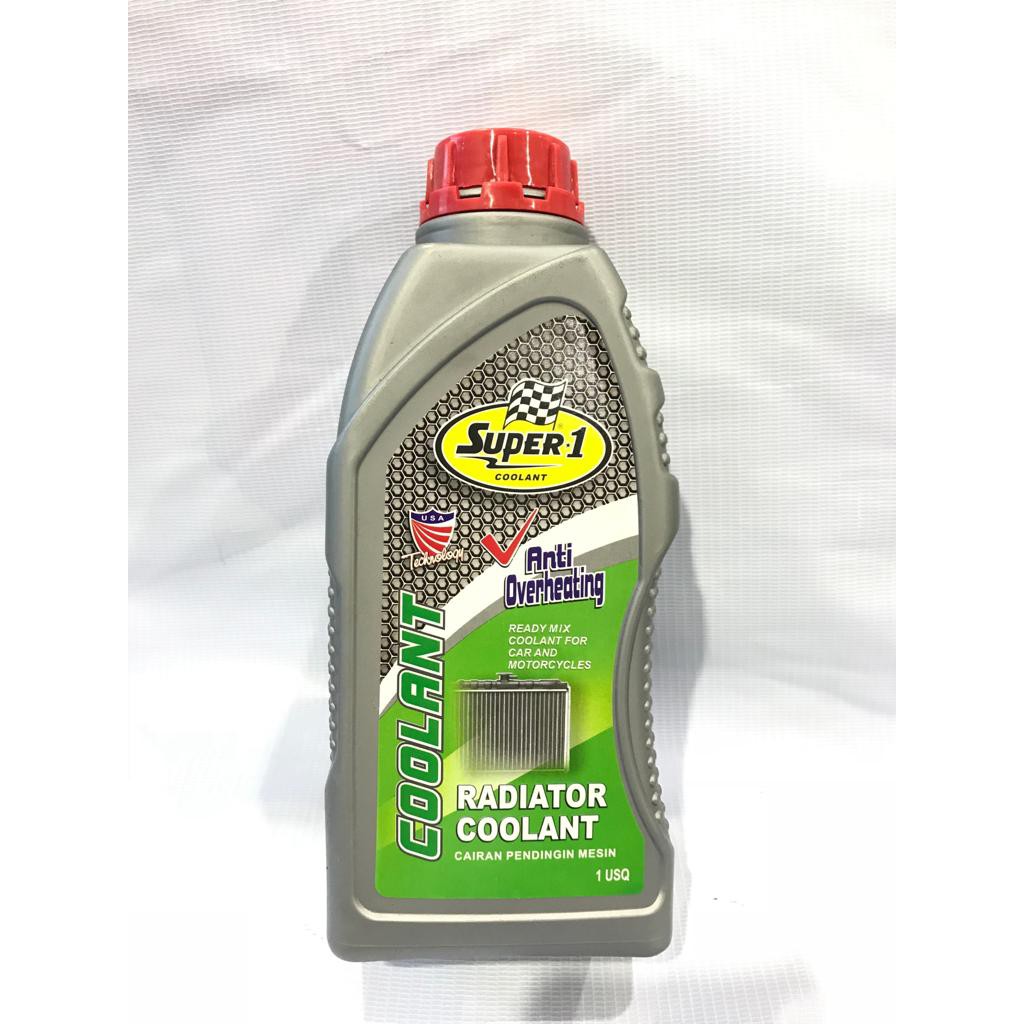 Jual Air radiator coolant 1L merk super 1 one | Shopee Indonesia