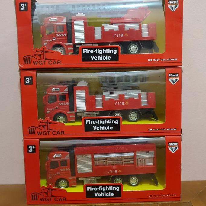 Jual Diecast Mobil Pemadam Kebakaran Api - Diecast Fire Rescue | Shopee ...