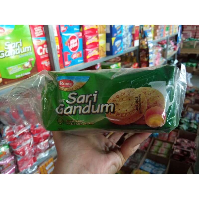 Jual Roma Sari Gandum Plain Renceng 39 Gr ( Pack Isi 10 Pcs) | Shopee ...