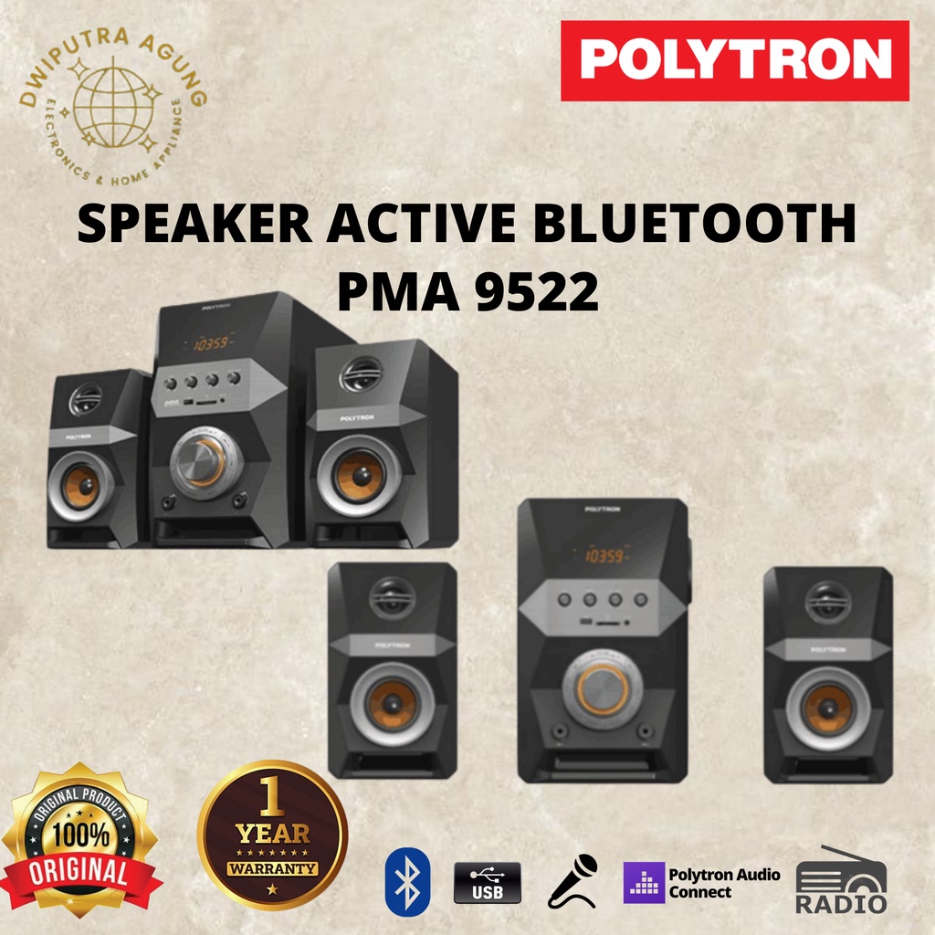 Jual SPEAKER AKTIF POLYTRON PMA 9502 / PMA 9522 / PMA 9522 SPEAKER ...