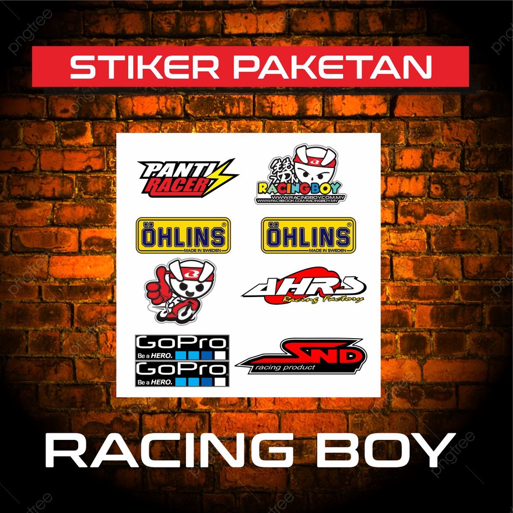 Jual STIKER PAKETAN RACING BOY / RACING BOY STIKER 01 | Shopee Indonesia