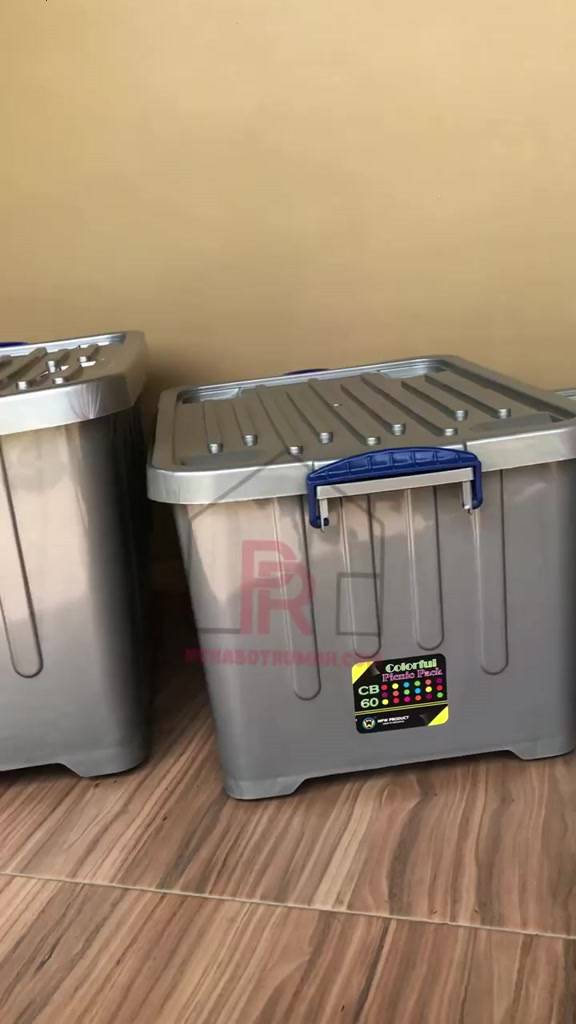 Jual Container Box Silver 30L 45L 60L 90L / Container Box Besar / Kotak ...