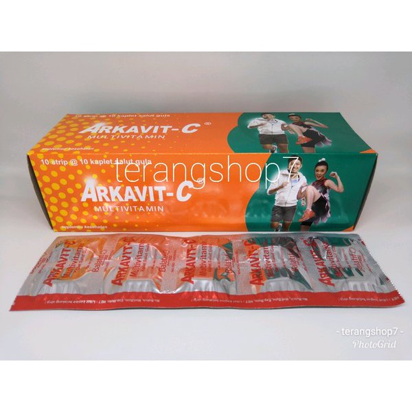 Jual Arkavit C 1BOX ISI 100 TAB | Shopee Indonesia