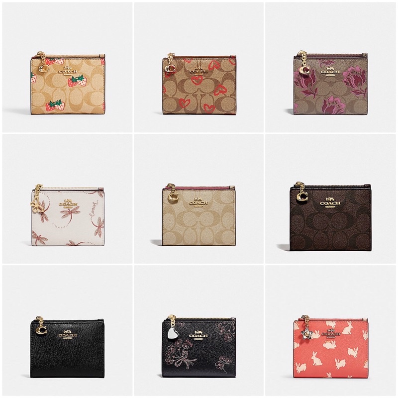 Jual Coach Snap Card Case Bifold Wallet Original Shopee Indonesia