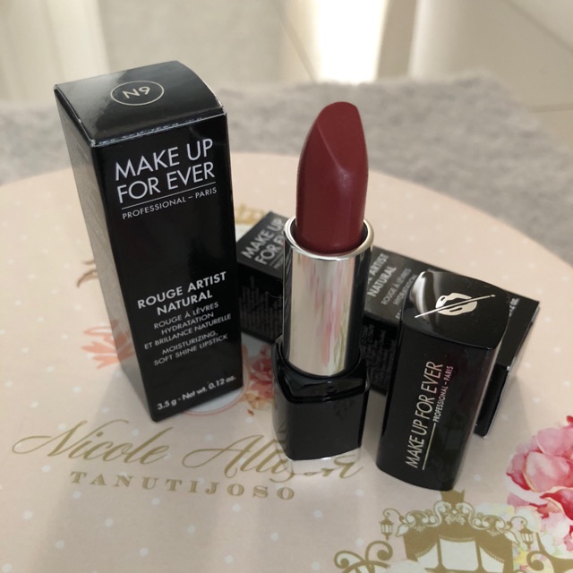 Makeup Forever Rouge Artist Natural Lipstick N9 Mini Saubhaya Makeup