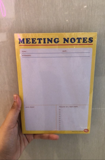 Jual Meeting Notes Notepad | Shopee Indonesia