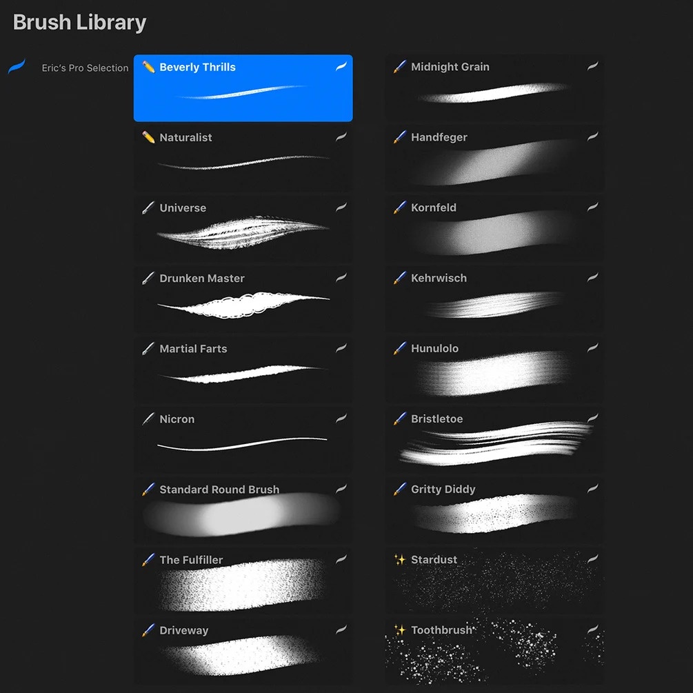 Jual Procreate Brush - Pro Selection Procreate Brushes | Shopee Indonesia