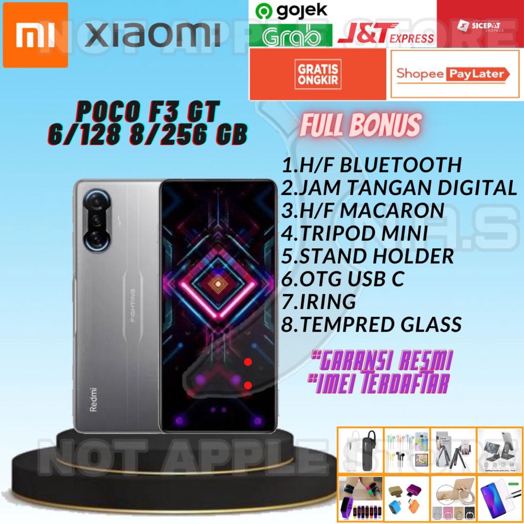 Jual XIAOMI POCO F3 GT RAM 6/128GB 8/256GB NEW BARU GARANSI RESMI ...