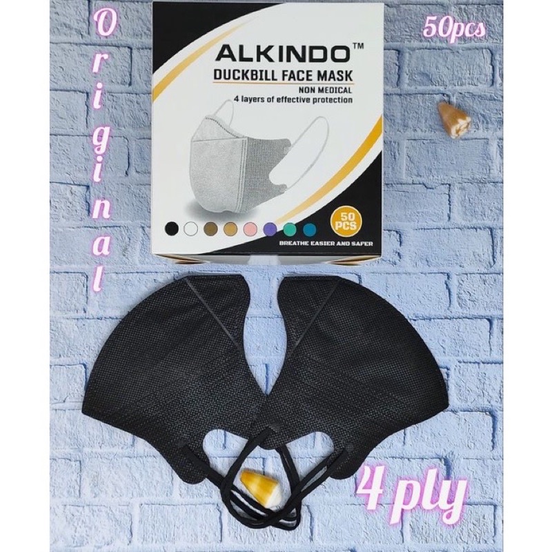 Jual MASKER DUCKBILL ALKINDO GARIS DUCKBIL MIRIP SENSI (50pcs) | Shopee ...