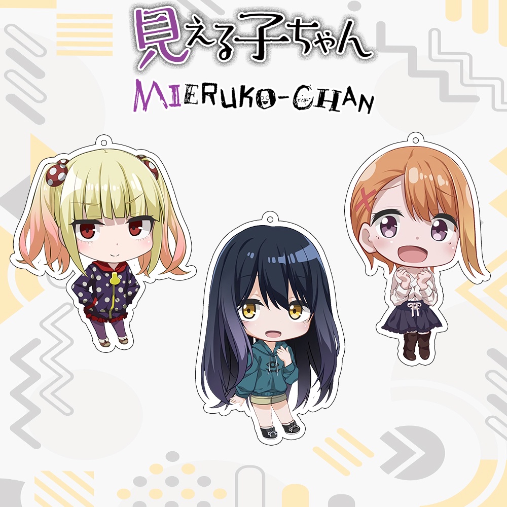 Jual Gantungan Kunci Mieruko-chan Keychain Anime Yotsuya Miko | Shopee ...