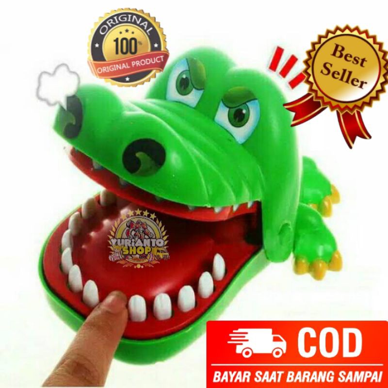 Jual PROMO (COD) MAINAN GIGI BUAYA - GIGIT BUAYA | Shopee Indonesia