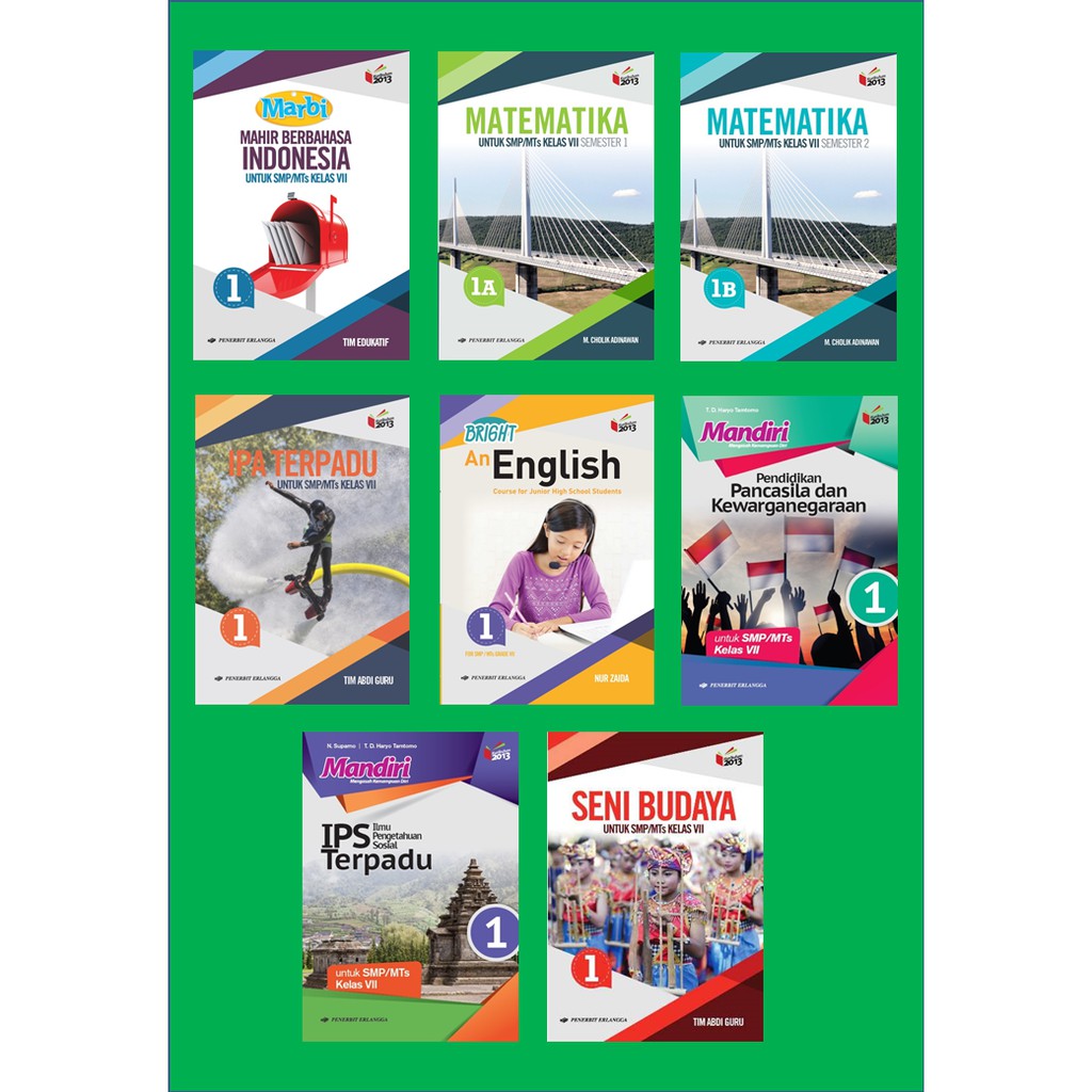 Jual BUKU PAKET KELAS 7 PENERBIT ERLANGGA | Shopee Indonesia