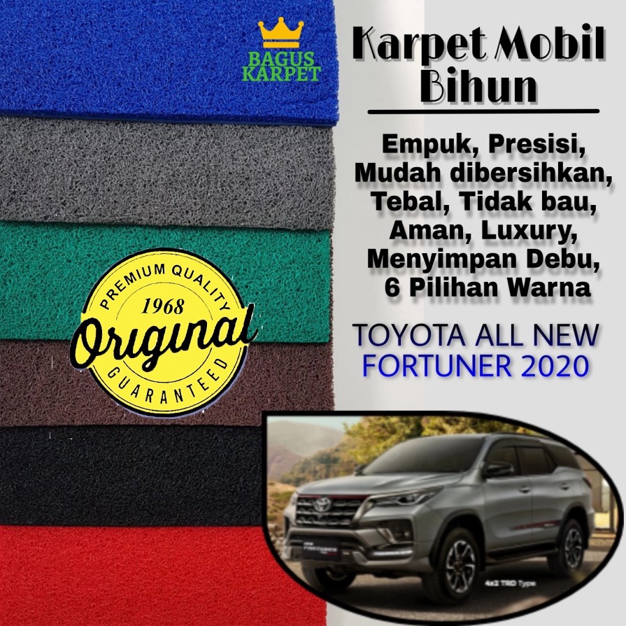 Jual Baguskarpet Karpet Mie Bihun Toyota Fortuner Model