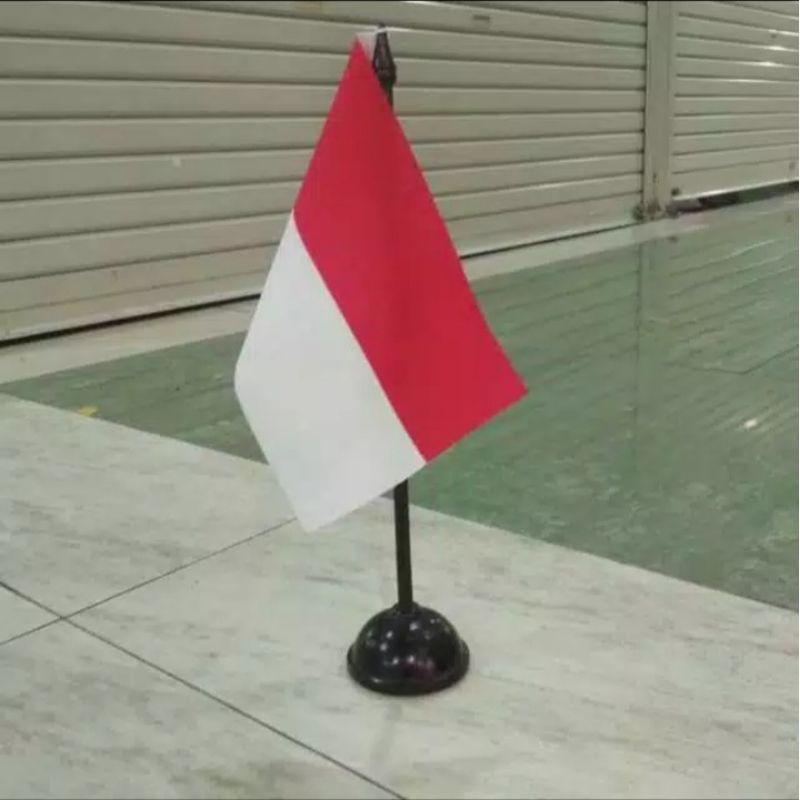 Jual Minimal Tiang Bendera Kayu Meja Dan Bendera Negara Meja Berkualitas Ready Stock