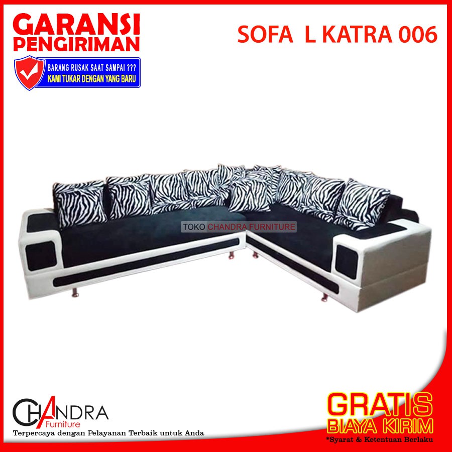 Jual Sofa L Katra Meja Bergaransi Sofa Sudut Sofa Mewah Kursi Ruang Tamu Shopee