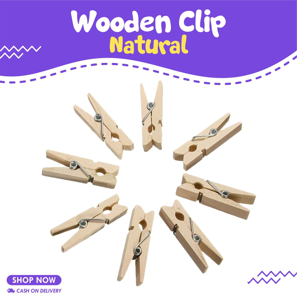 Jual Produk Mini Wooden Clip Termurah dan Terlengkap April 2024