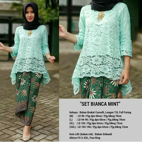 Set Kebaya Modern Bianca