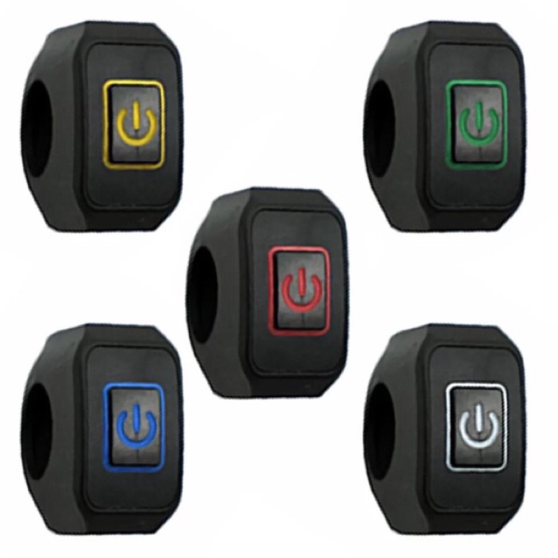 Jual Saklar ON OFF Stang LED Tombol ON OFF Motor Waterproof Universal ...