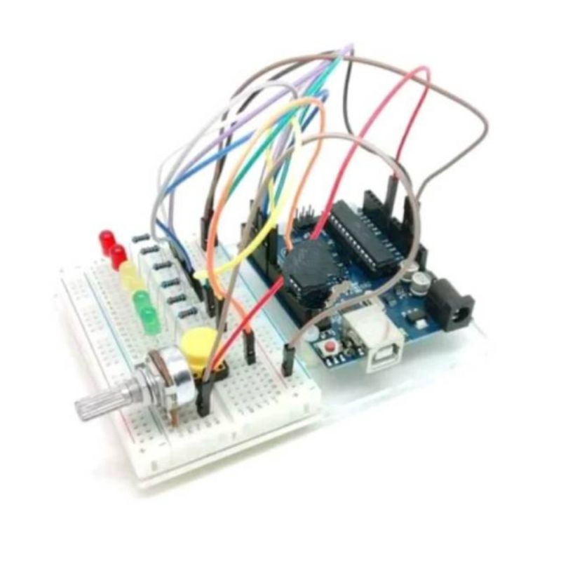 Jual arduino Uno r3 kit paket dasar compatible | Shopee Indonesia